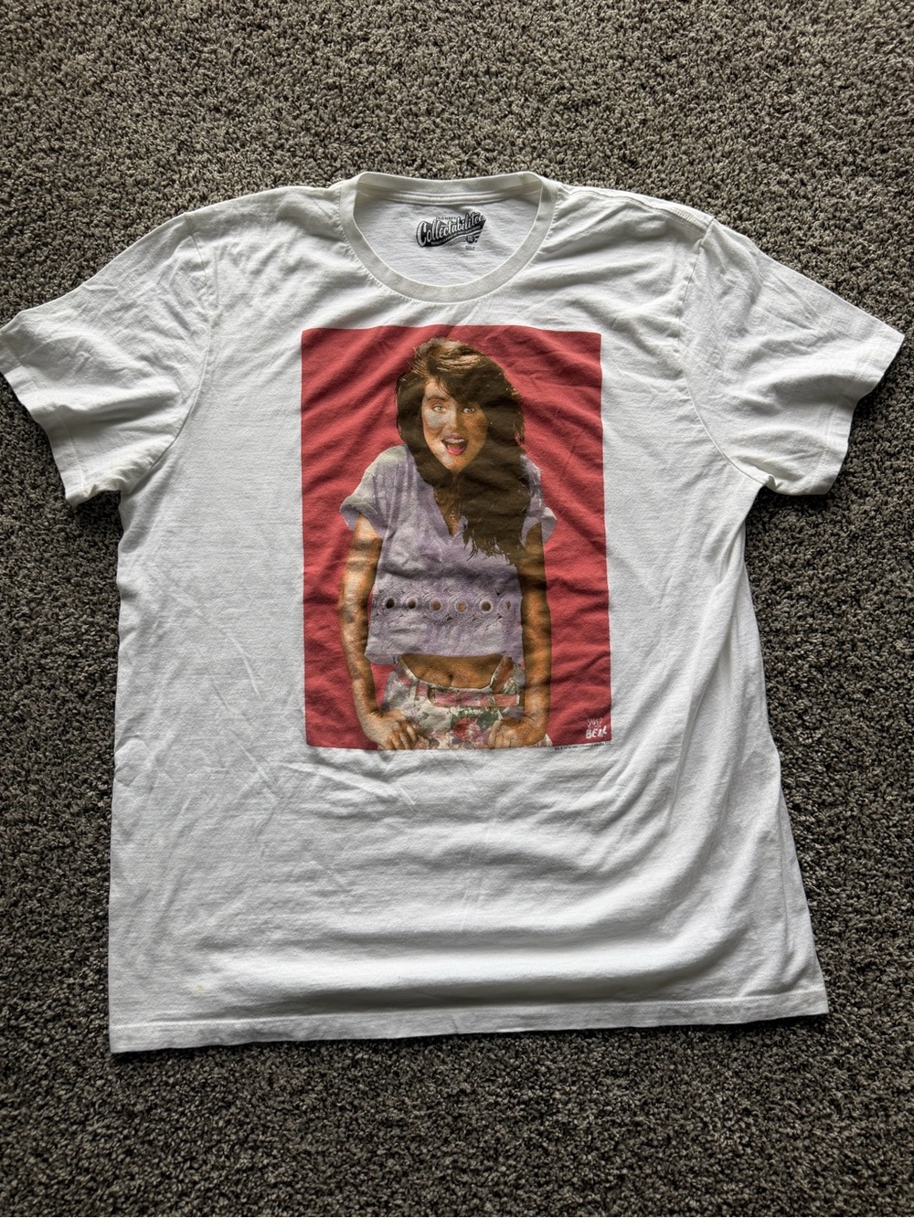 Saved by the bell White Graphic Tee
